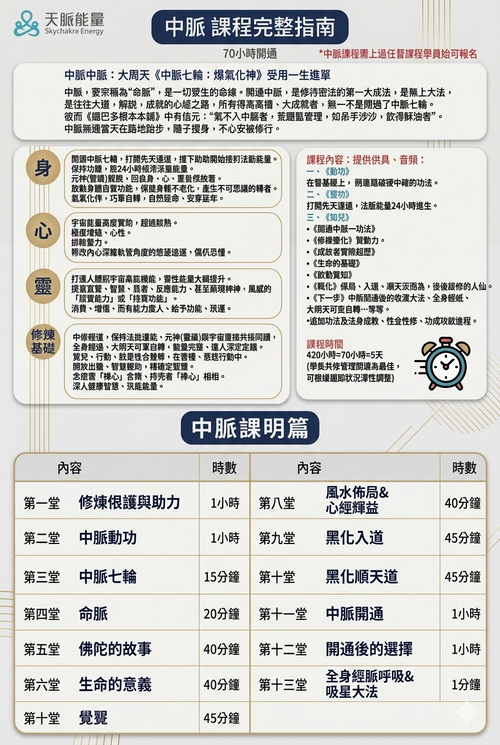 全球獨家！20小時開通任督二脈，身心全面轉變❤️